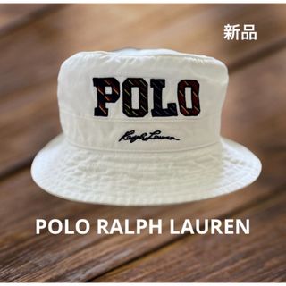 ポロラルフローレン(POLO RALPH LAUREN)のPOLO ラルフローレン　ハット　バケットハット　米国購入　新品(ハット)