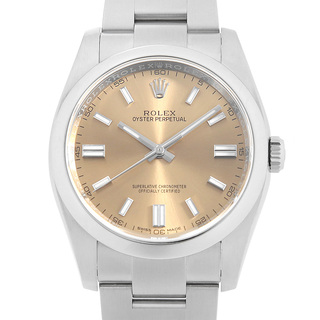 ロレックス(ROLEX)のロレックス オイスターパーペチュアル 116000 ホワイトグレープ ホワイトバー ランダム番 メンズ 中古 腕時計(腕時計(アナログ))