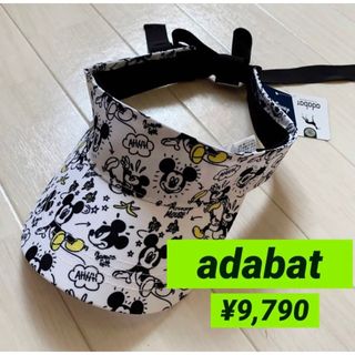 adabat - 新品■9,790円【アダバット】レディース　サンバイザー  ミッキー