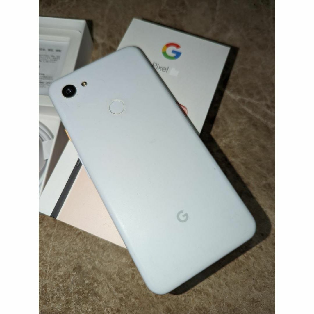 Google(グーグル)の未使用：Google Pixel 3a XL カラー: クリアリーホワイト スマホ/家電/カメラのスマートフォン/携帯電話(スマートフォン本体)の商品写真