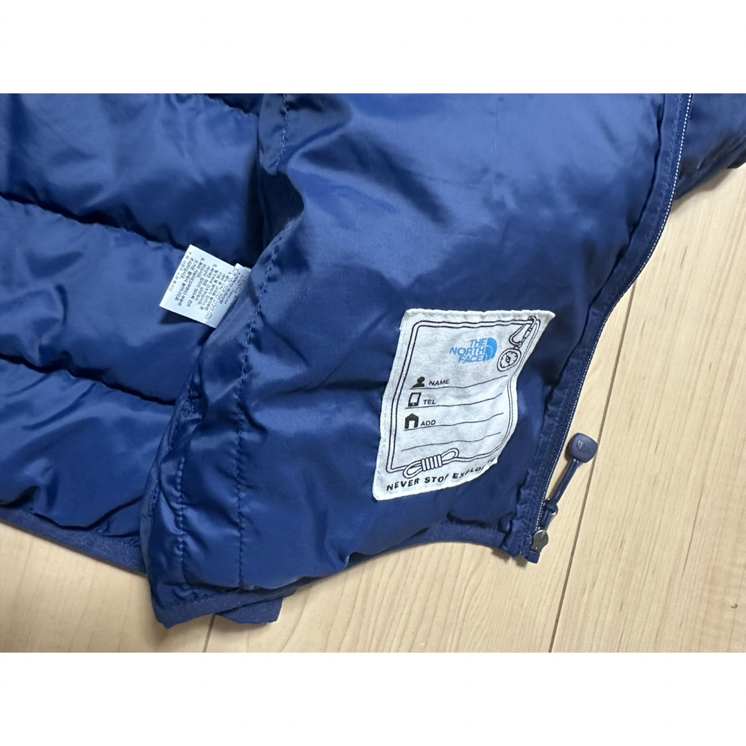 THE NORTH FACE(ザノースフェイス)の中古ノースフェイス　T-BALL軽量ライトダウン キッズ160　レディースS相当 レディースのジャケット/アウター(ダウンジャケット)の商品写真