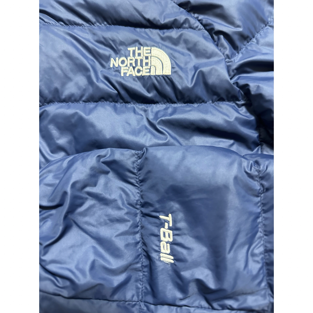 THE NORTH FACE(ザノースフェイス)の中古ノースフェイス　T-BALL軽量ライトダウン キッズ160　レディースS相当 レディースのジャケット/アウター(ダウンジャケット)の商品写真