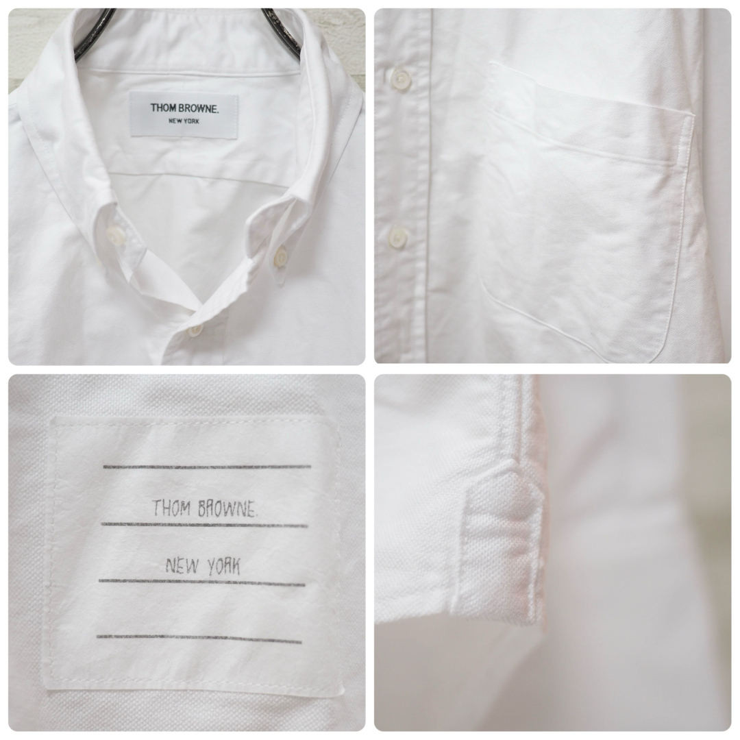 THOM BROWNE - THOM BROWNE. Oxford B.D. Shirt White-3の通販 by
