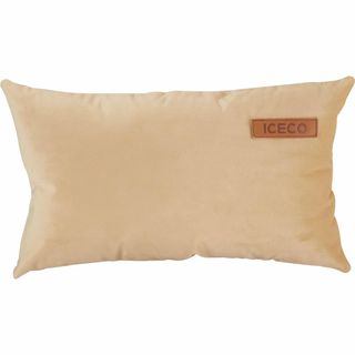 【色: ベージュ】ICECO キャンプ 枕 コンパクト 超軽量300g 着脱式フ(寝袋/寝具)