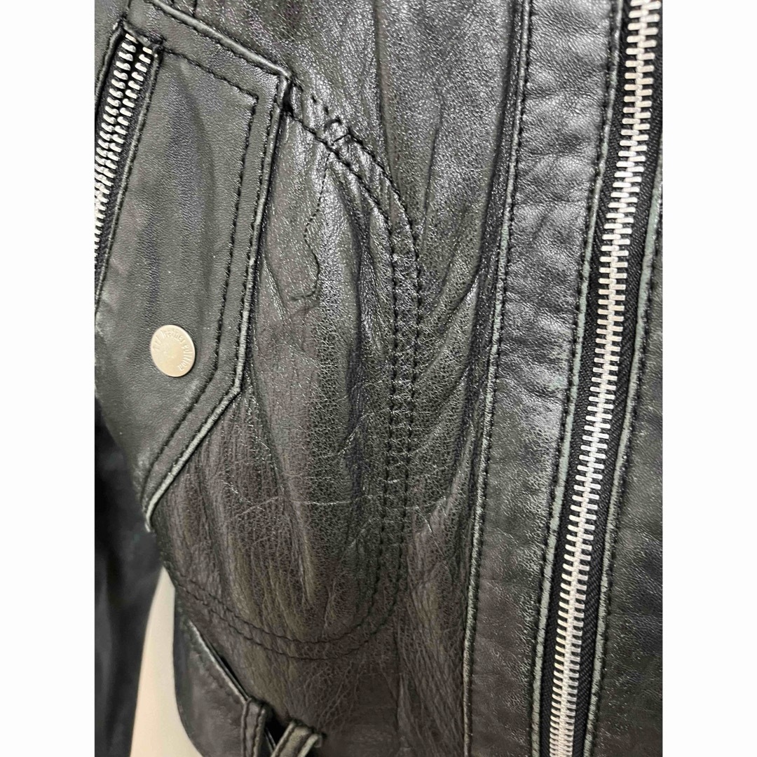 ZARA(ザラ)のZARA ライダースジャケット　ブラック　S レディースのジャケット/アウター(ライダースジャケット)の商品写真