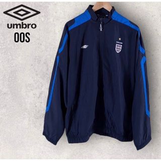 アンブロ(UMBRO)の00s UMBRO イングランド　ナイロンジャケット　オーバーサイズ　レア(ナイロンジャケット)