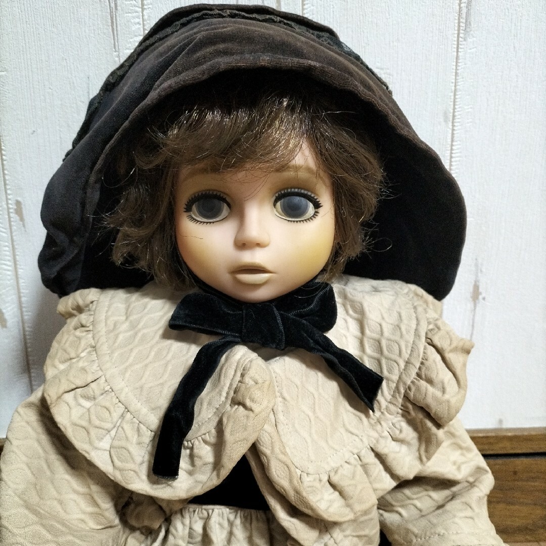 Sekiguchi(セキグチ)のセキグチサロンドール ニコル ヴィンテージドール 抱き人形 ハンドメイドのぬいぐるみ/人形(人形)の商品写真