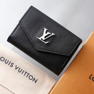 ルイヴィトン(LOUIS VUITTON)のK3256M 美品 ヴィトン ロックミニ 本革 三つ折 財布 M63921 箱付(折り財布)