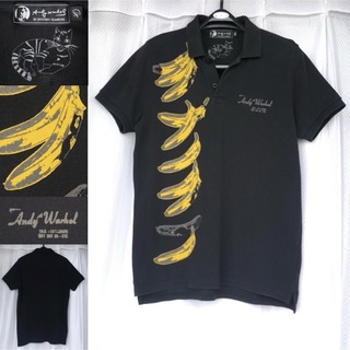HYSTERIC GLAMOUR - バナナ★Andy Warhol 半袖ポロシャツ HYSTERIC GLAMOUR