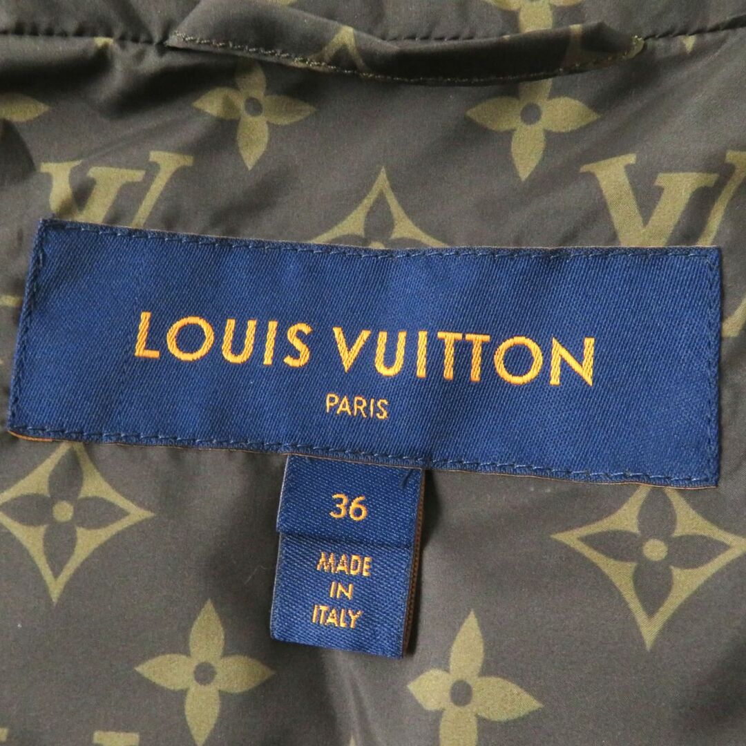 LOUIS VUITTON(ルイヴィトン)の極美品◎正規品 22AW 定価480700円 LOUIS VUITTON ルイヴィトン モノグラムアクセントピロウパファジャケット/ダウンジャケット 黒 36 レディースのジャケット/アウター(ダウンジャケット)の商品写真