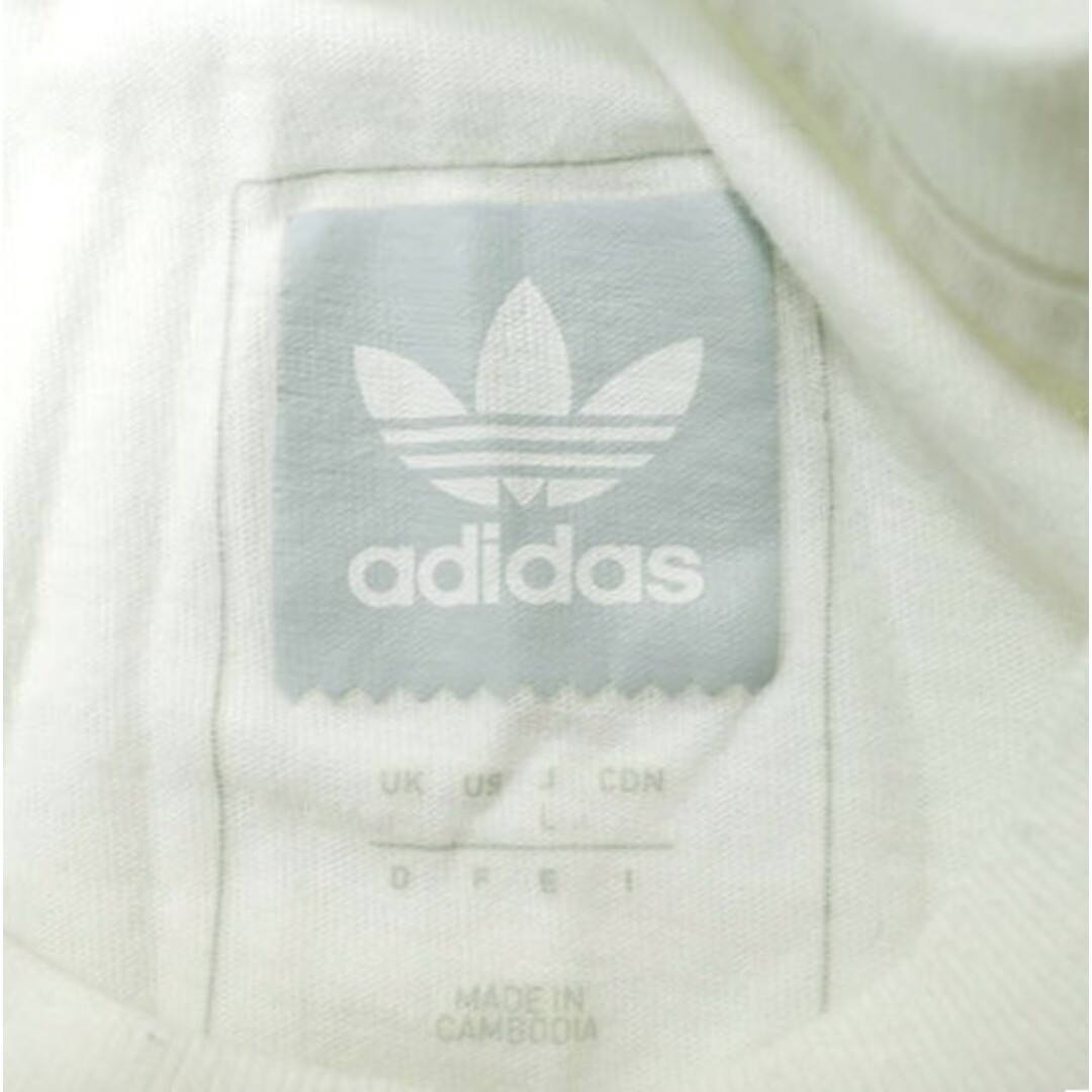 adidas(アディダス)のadidas アディダス TOKYO FLAGSHIP STORE EXCLUSIVE T-SHIRTS BB TOKYO TEE トレフォイルロゴTシャツ S96167 L(JPN) White 半袖 トップス【中古】【adidas】 メンズのトップス(Tシャツ/カットソー(半袖/袖なし))の商品写真