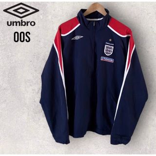 アンブロ(UMBRO)のレア　00s アンブロ　イングランド代表  ナイロンジャケット　ベッカム(ナイロンジャケット)