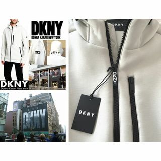 ダナキャランニューヨーク(DKNY)のDKNY ダナキャランニューヨーク　ボンディングパーカー ICE　L(パーカー)