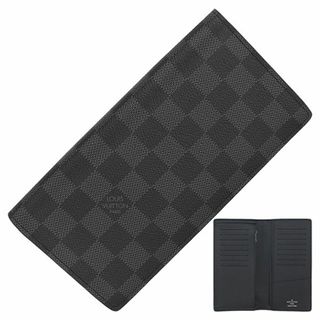 ルイヴィトン(LOUIS VUITTON)のルイヴィトン 二つ折り 長財布 メンズ ダミエ グラフィット ブラック グレー 新品 10017(長財布)