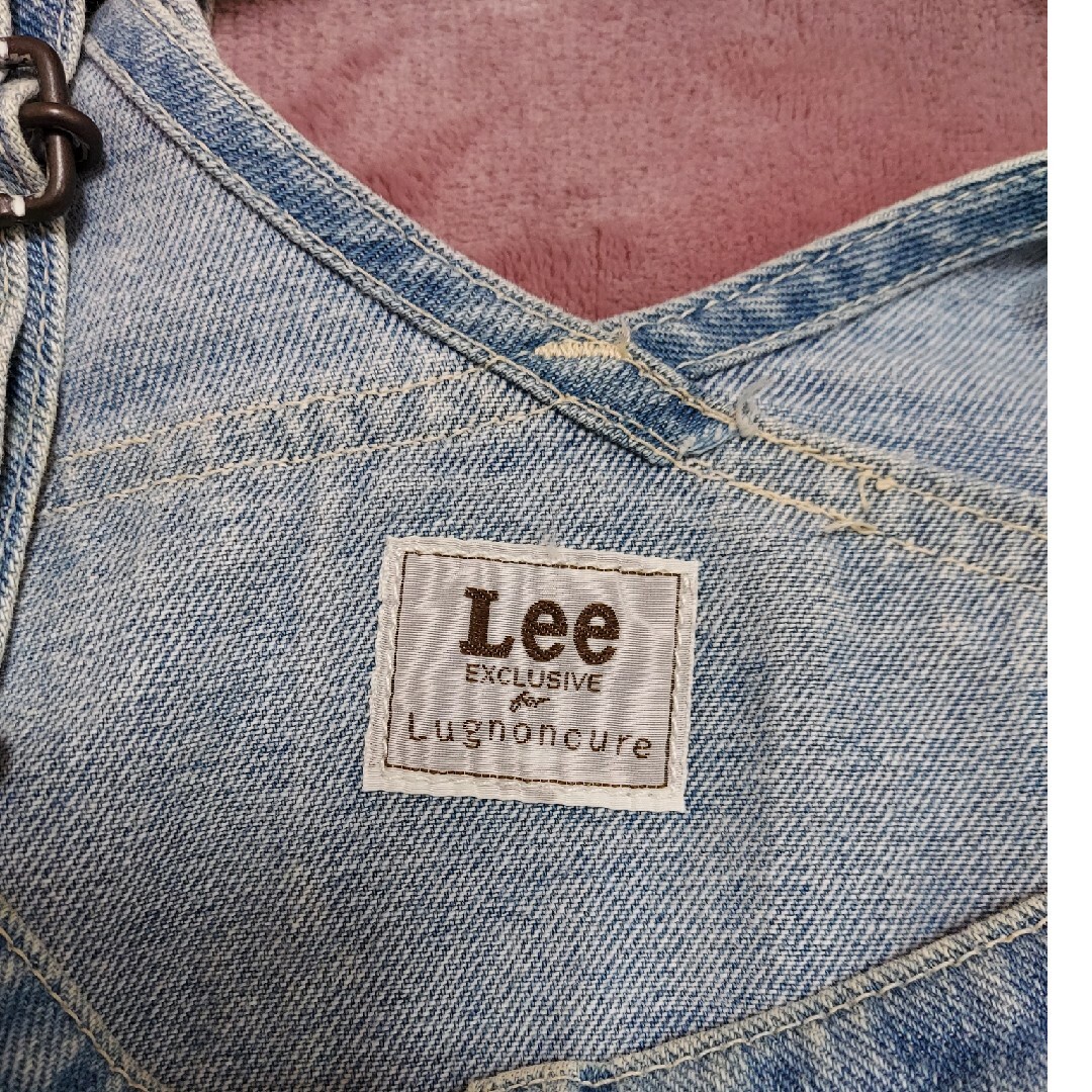 Lugnoncure(ルノンキュール)のLee×ルノンキュール デニムジャンパースカート レディースのワンピース(その他)の商品写真
