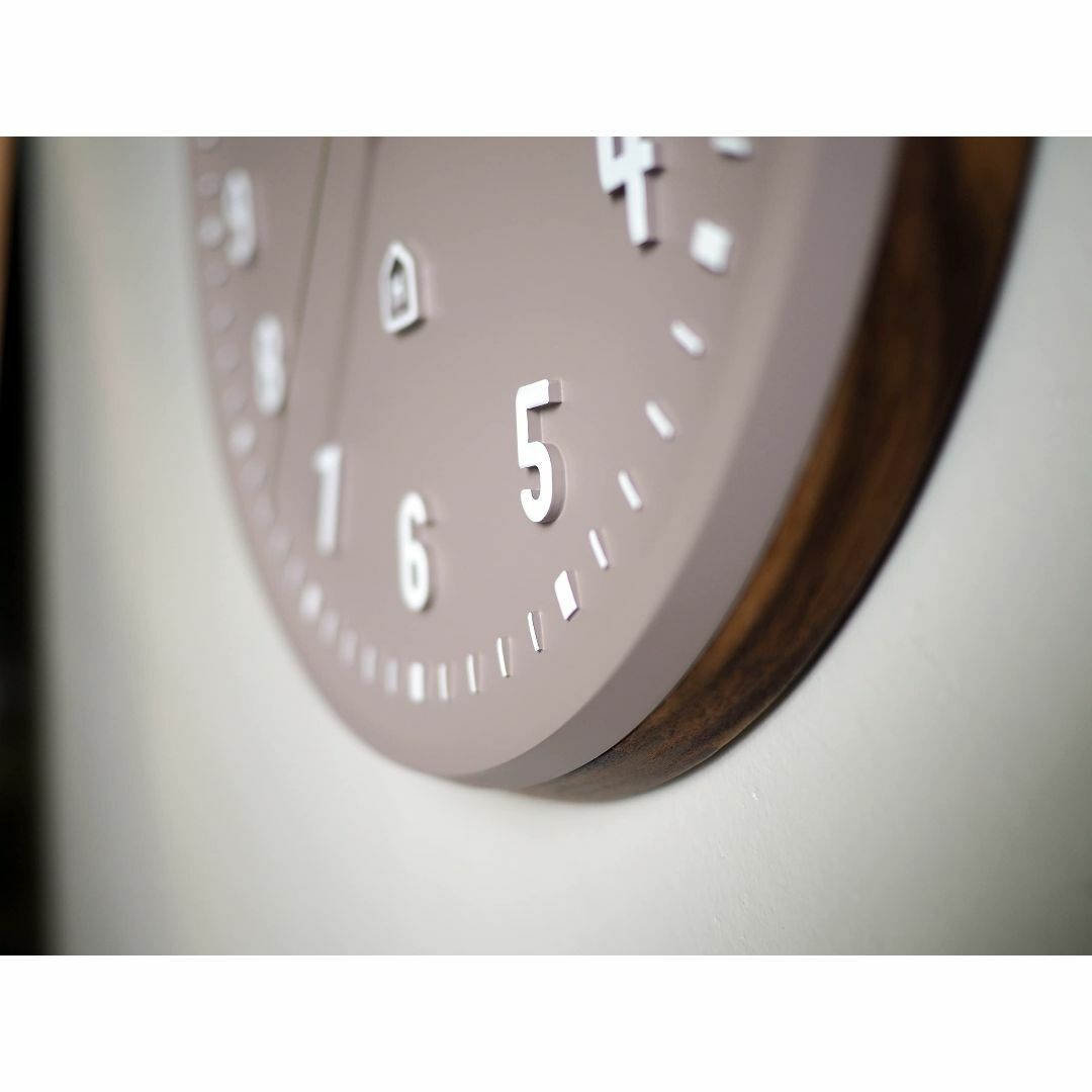 【色: グレー】【公式】インターフォルム 限定カラー 掛け時計 CL-3931G インテリア/住まい/日用品のインテリア小物(置時計)の商品写真