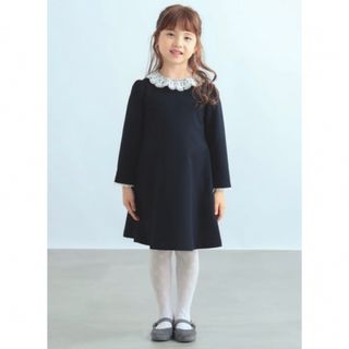 ビームス(BEAMS)のB:MING by BEAMS レース襟付ワンピース　セレモニー　120cm(ドレス/フォーマル)