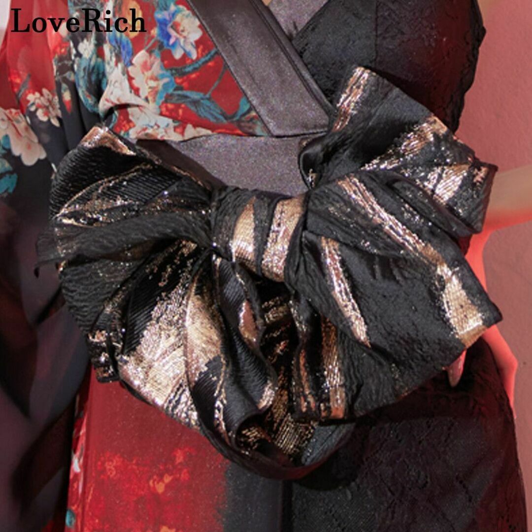 JEWELS(ジュエルズ)の【在庫限り】Loverich 花魁 着物 ロング 豪華 キャバドレス レディースのフォーマル/ドレス(ナイトドレス)の商品写真