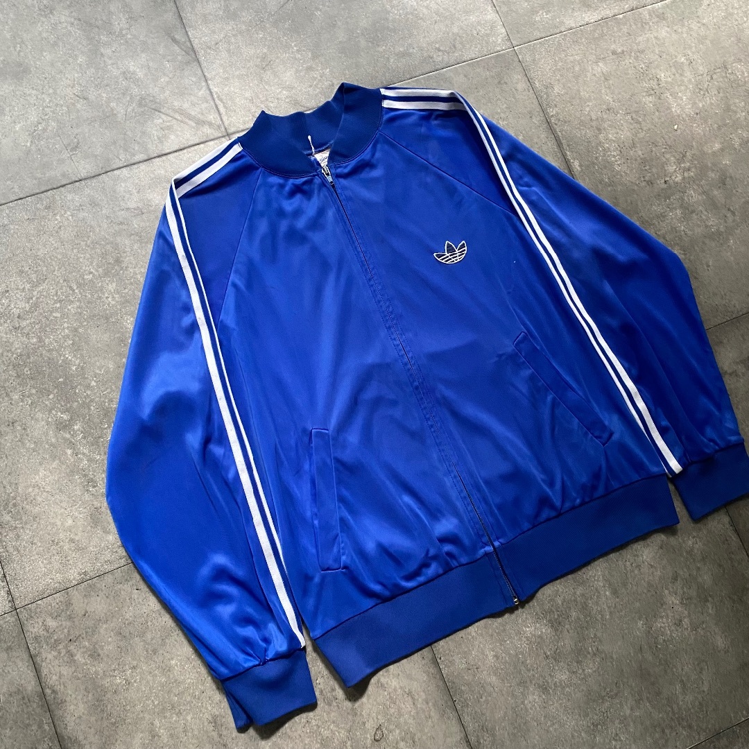 adidas(アディダス)の70s アディダス atp トラックジャケット フランス製 ブルー L相当 メンズのトップス(ジャージ)の商品写真