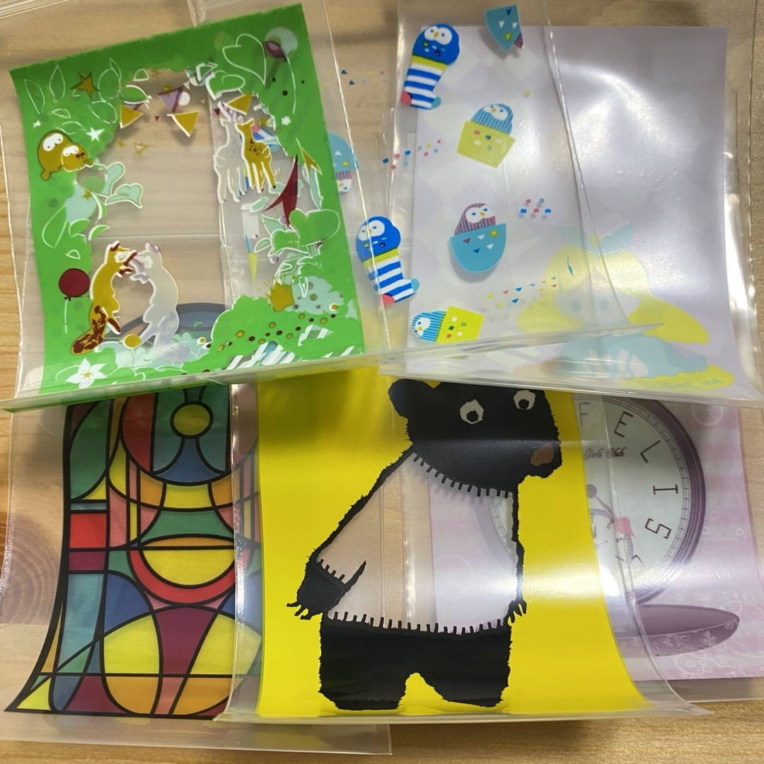 FELISSIMO(フェリシモ)のfelissimo zipper bag 15枚 インテリア/住まい/日用品のオフィス用品(ラッピング/包装)の商品写真