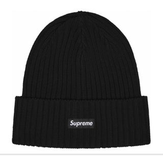 Supreme Overdyed Beanie Black 新品未使用 24ss(ニット帽/ビーニー)