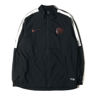 ナイキ(NIKE)の美品 NIKE ナイキ ジャケット サイズ:XL Paris Saint Germain パリサンジェルマン ストレッチ ウォームアップジャケット 809778-014 ブラック 黒 アウター ブルゾン コラボ 上着【メンズ】【中古】(その他)