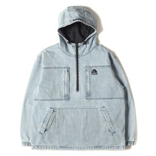 シュプリーム(Supreme)のSupreme シュプリーム ジャケット サイズ:L 22AW NIKE ACG Denim Pullover ナイキ デニム プルオーバー ジャケット アノラック インディゴ アウター ブルゾン パーカー コラボ【メンズ】【中古】(Gジャン/デニムジャケット)