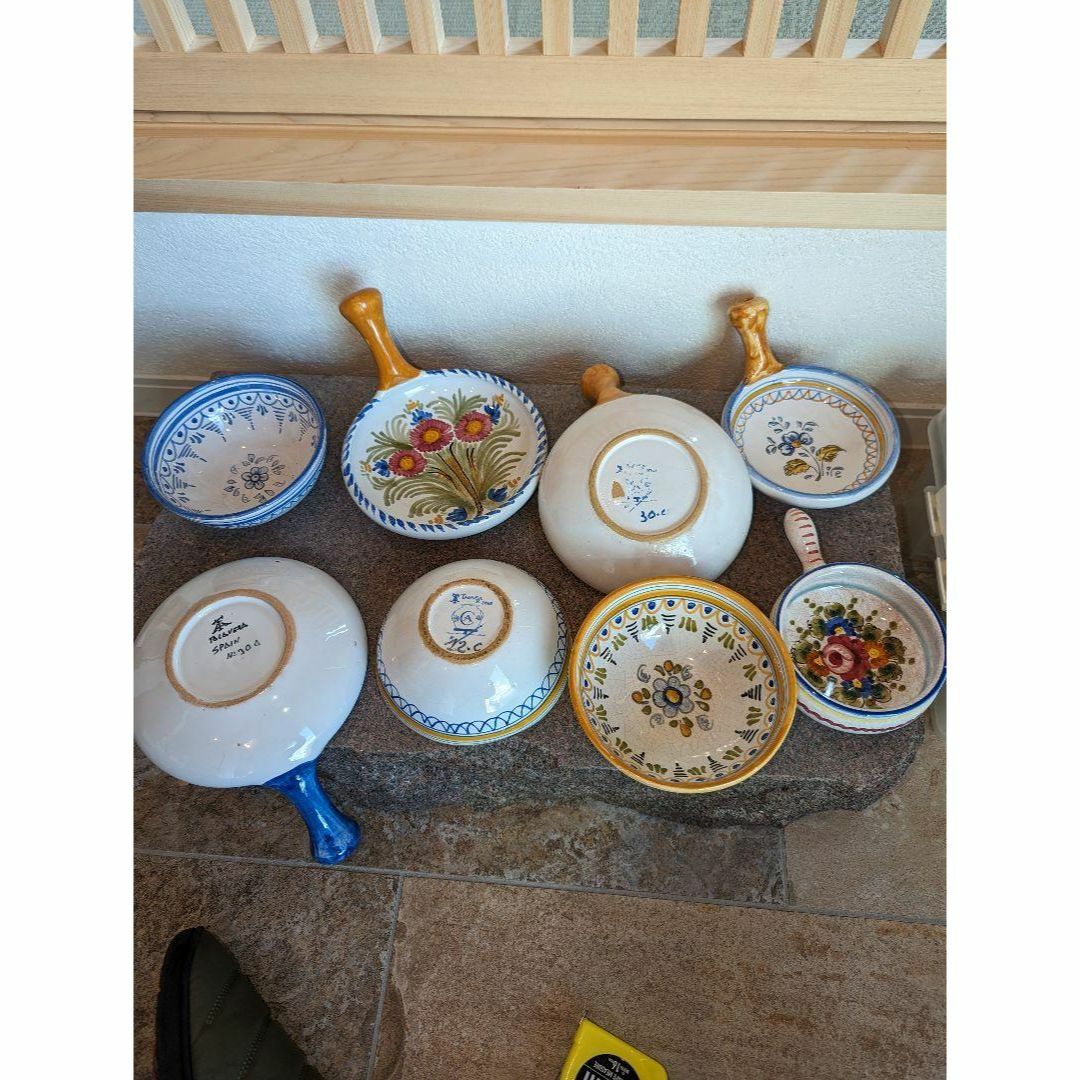 40年前の伝統的スペイン食器。 インテリア/住まい/日用品のキッチン/食器(食器)の商品写真