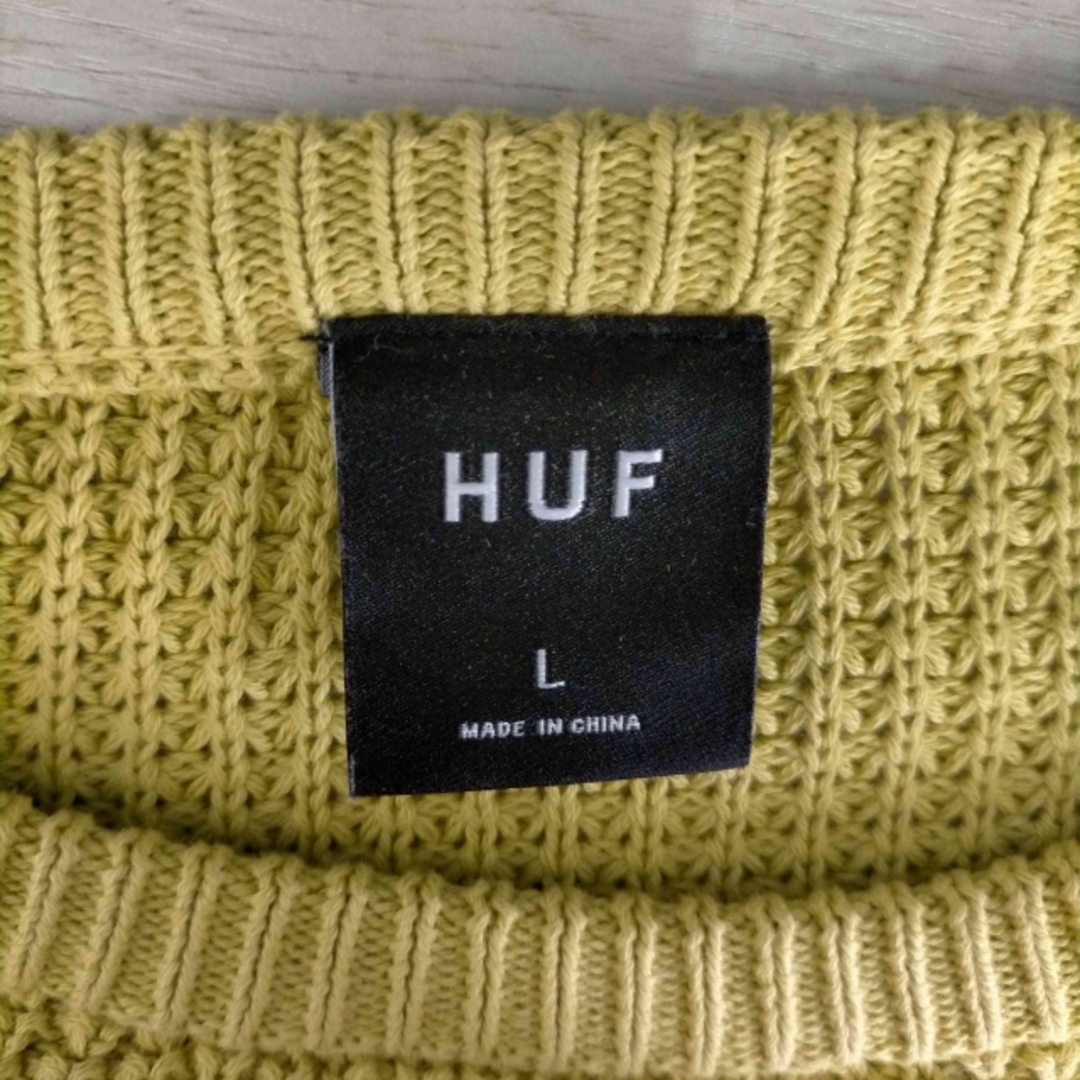 HUF(ハフ)のHUF(ハフ) FILMORE WAFFLE KNIT SWEATER メンズ メンズのトップス(ニット/セーター)の商品写真