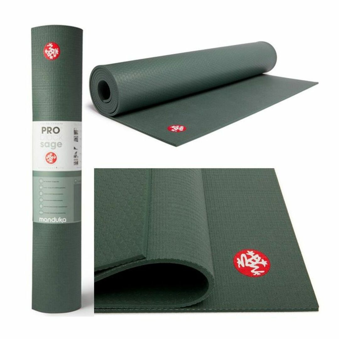 【色: ブラックセージ】マンドゥカ(Manduka) ヨガマット 6mm PRO スポーツ/アウトドアのトレーニング/エクササイズ(ヨガ)の商品写真