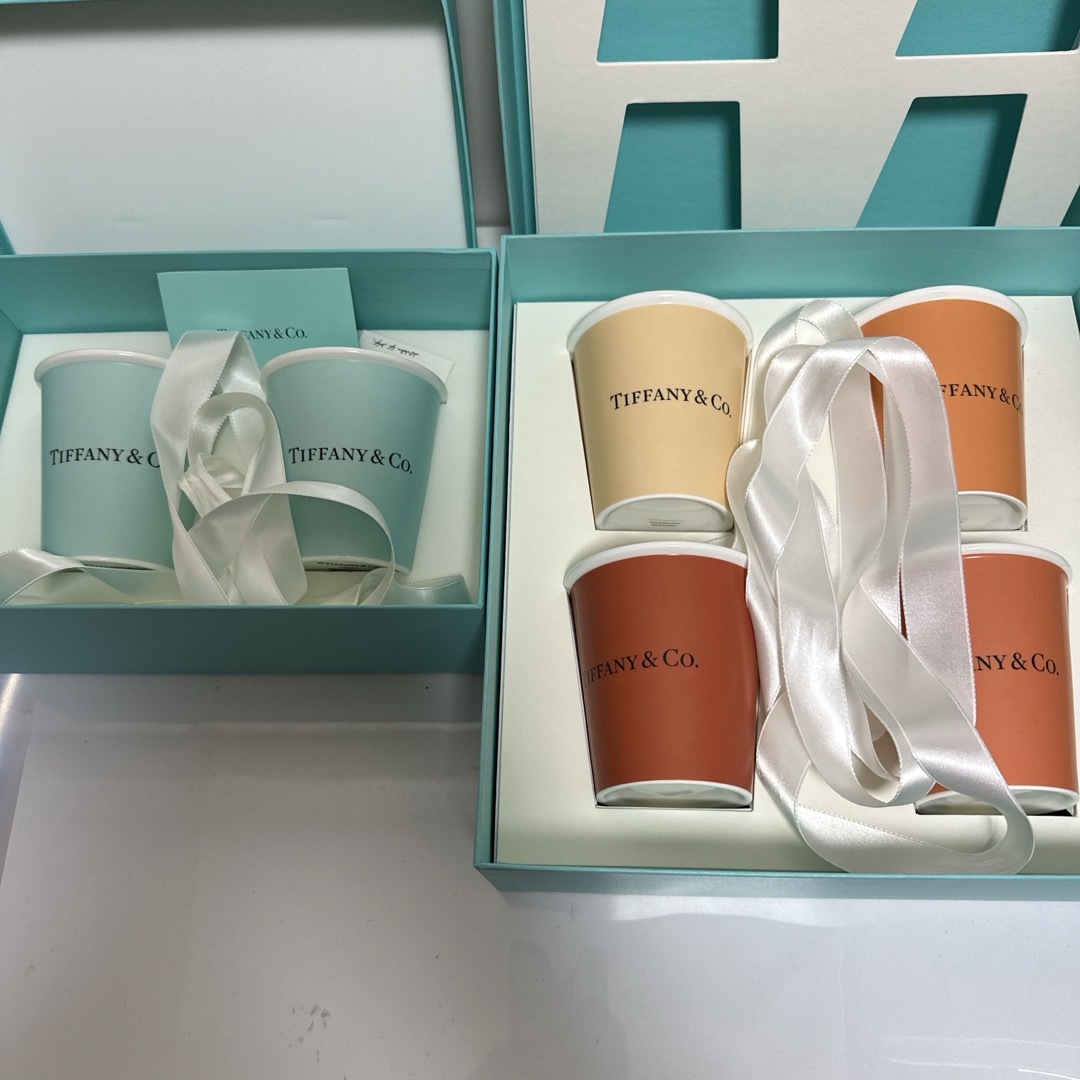 Tiffany & Co.(ティファニー)のティファニー　ペーパーカップ　6客　新品 インテリア/住まい/日用品のキッチン/食器(食器)の商品写真