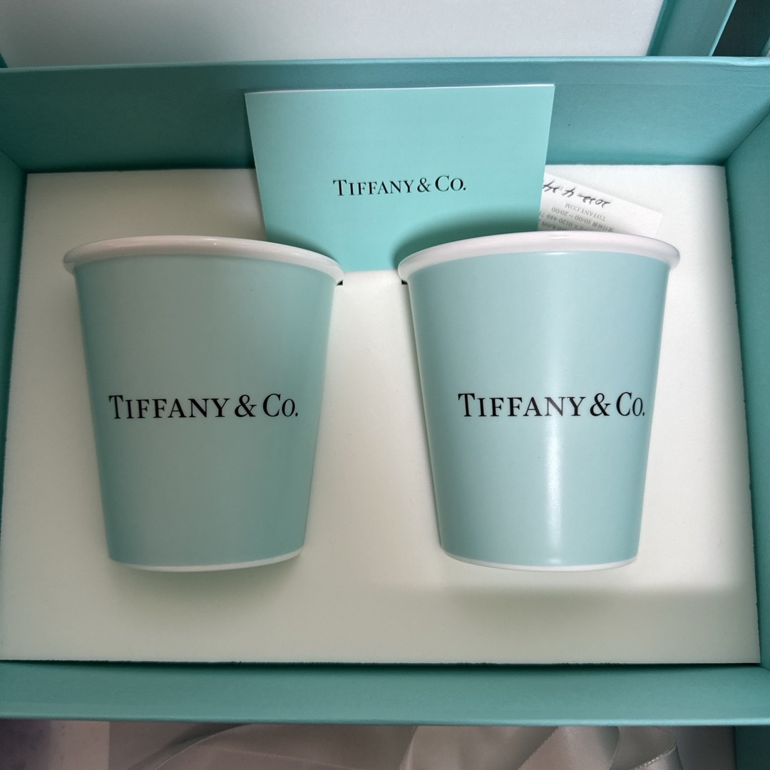 Tiffany & Co.(ティファニー)のティファニー　ペーパーカップ　6客　新品 インテリア/住まい/日用品のキッチン/食器(食器)の商品写真