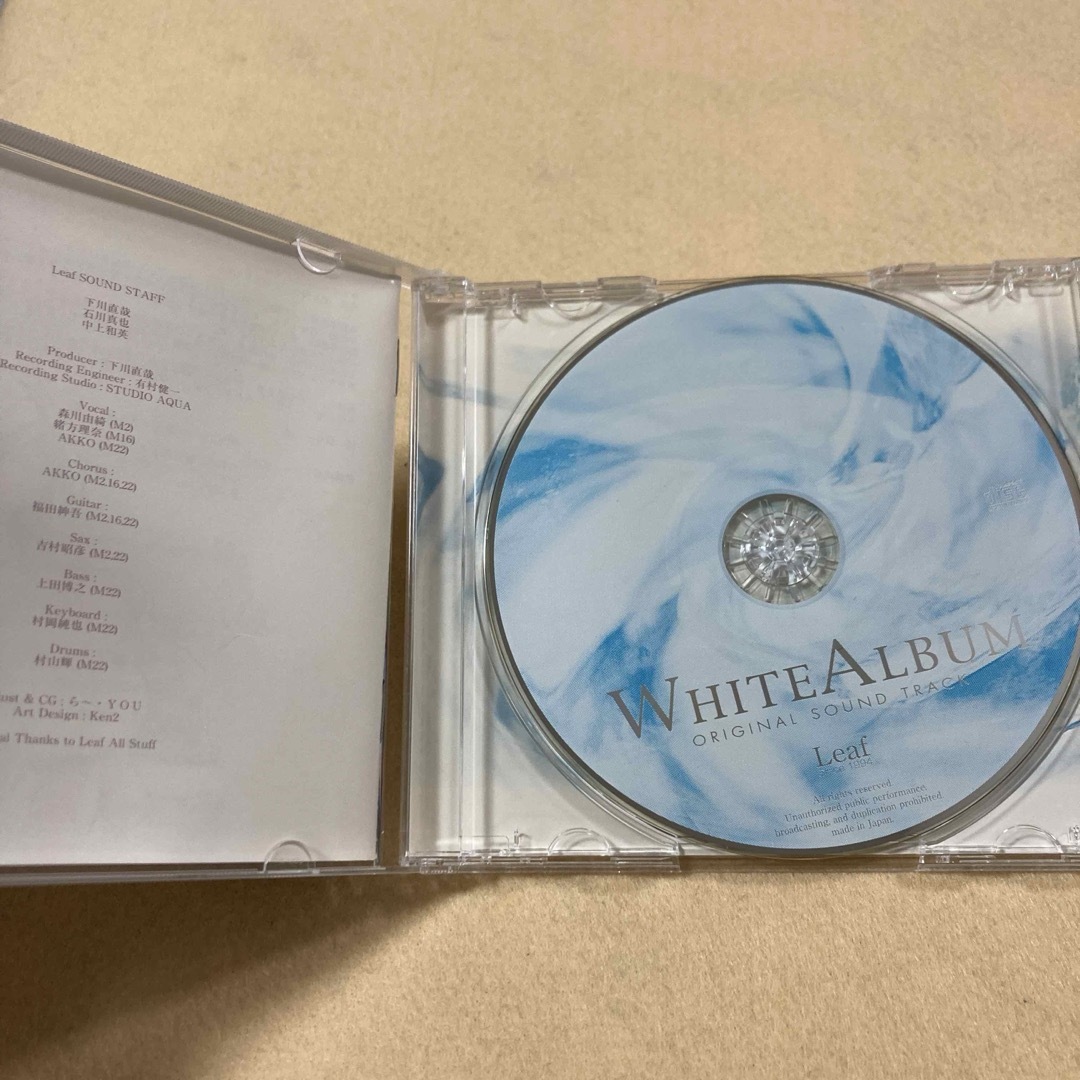 WHITE ALBUM ホワイトアルバム オリジナル・サウンドトラック エンタメ/ホビーのCD(ゲーム音楽)の商品写真