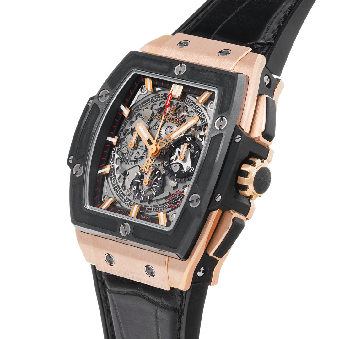 HUBLOT(ウブロ)の中古 ウブロ HUBLOT 641.OM.0183.LR スケルトン メンズ 腕時計 メンズの時計(腕時計(アナログ))の商品写真