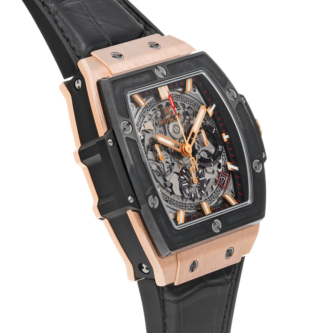 HUBLOT(ウブロ)の中古 ウブロ HUBLOT 641.OM.0183.LR スケルトン メンズ 腕時計 メンズの時計(腕時計(アナログ))の商品写真