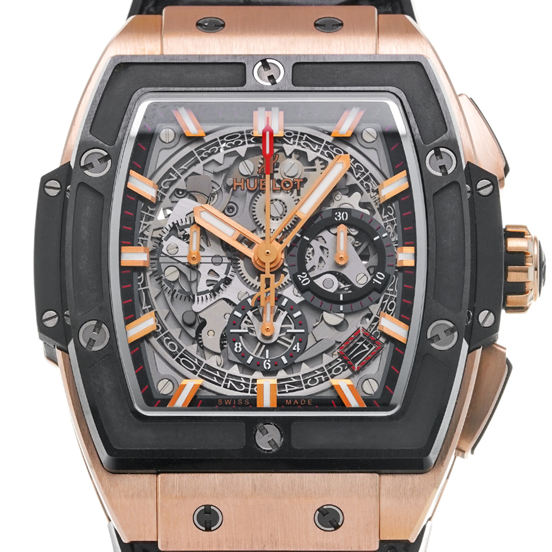 HUBLOT(ウブロ)の中古 ウブロ HUBLOT 641.OM.0183.LR スケルトン メンズ 腕時計 メンズの時計(腕時計(アナログ))の商品写真