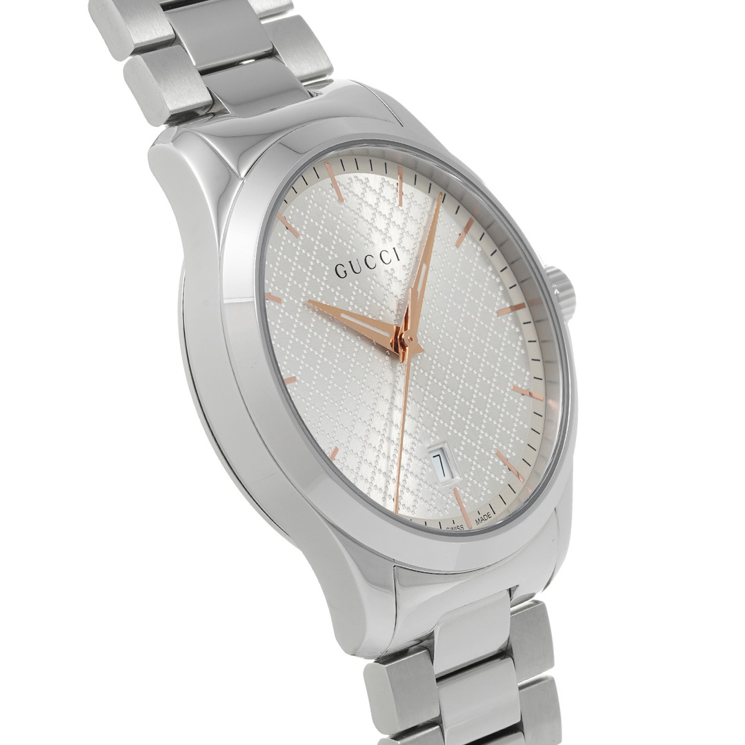 Gucci(グッチ)の中古 グッチ GUCCI YA1264052 シルバー メンズ 腕時計 メンズの時計(腕時計(アナログ))の商品写真