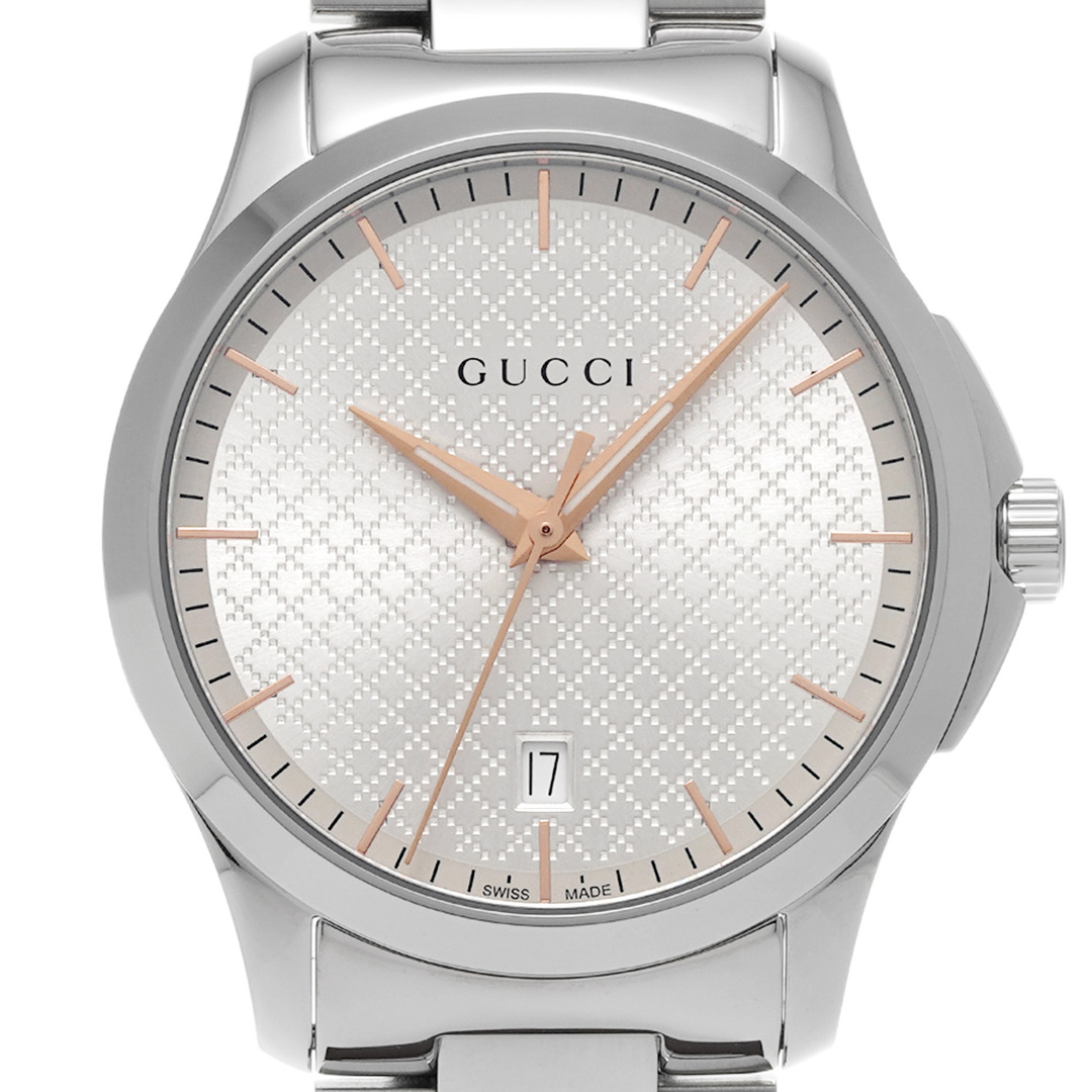 Gucci(グッチ)の中古 グッチ GUCCI YA1264052 シルバー メンズ 腕時計 メンズの時計(腕時計(アナログ))の商品写真