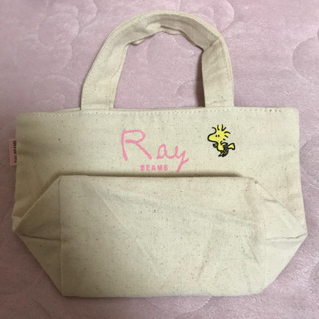 Ray BEAMS(レイビームス)のスヌーピー×Ray BEAMS ミニトート レディースのバッグ(トートバッグ)の商品写真