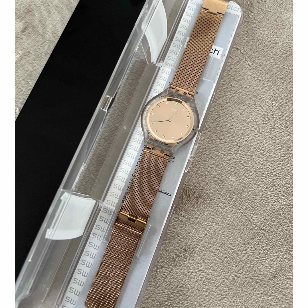 swatch(スウォッチ)のSwatch スウォッチスキンネリSkin Bigミラノ風ベルトクォーツ レディースのファッション小物(腕時計)の商品写真