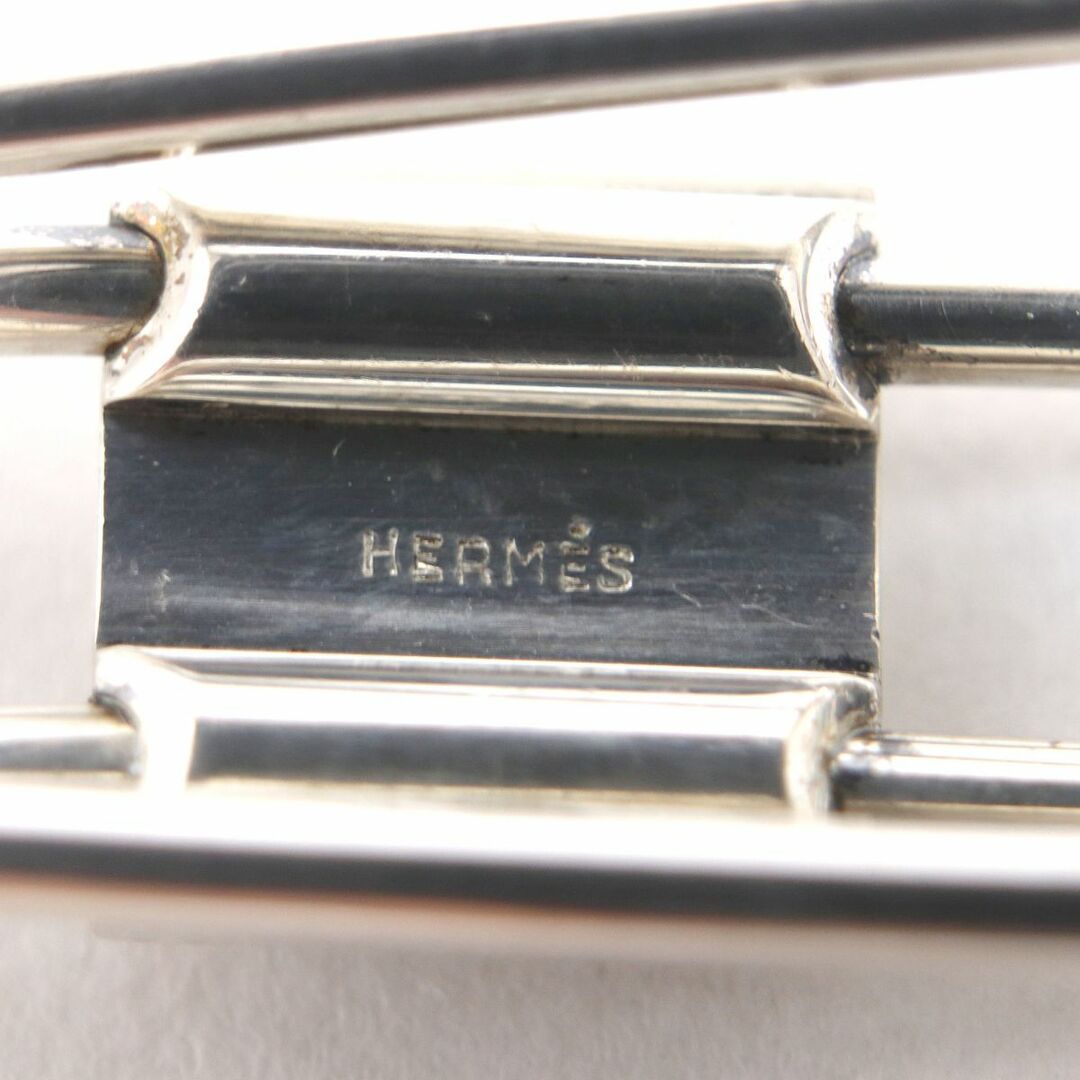 Hermes(エルメス)の良品▼HERMES　エルメス　SV925　カデナモチーフ　マネークリップ/ビルクリップ　シルバー　重量17.82g メンズのファッション小物(マネークリップ)の商品写真