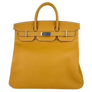 エルメス(Hermes)の新品未使用 HERMES エルメス Haut a Courroies 40 オータクロア40 Naturel sable ナチュラルサブレ Togo トゴ PHW シルバー金具 B刻 ハンドバッグ(ハンドバッグ)