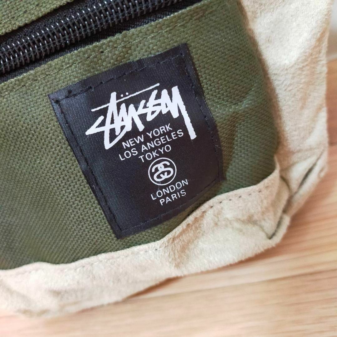 STUSSY(ステューシー)のステューシー STUSSY ボディーバッグ メンズ カーキー バイカラー メンズのバッグ(ボディーバッグ)の商品写真