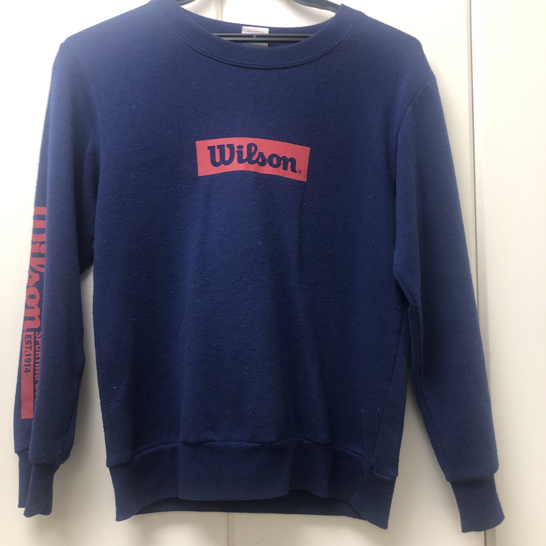 wilson(ウィルソン)のWilson ウィルソン　トレーナー　青　150cm キッズ/ベビー/マタニティのキッズ服男の子用(90cm~)(ジャケット/上着)の商品写真