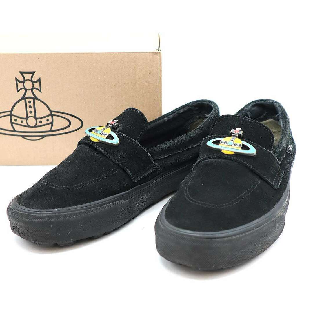 Vivienne Westwood(ヴィヴィアンウエストウッド)のVivienne Westwood×VANS ヴィヴィアンウエストウッド バンズ Style53 スリッポンスニーカー ブラック 26cm メンズの靴/シューズ(スニーカー)の商品写真