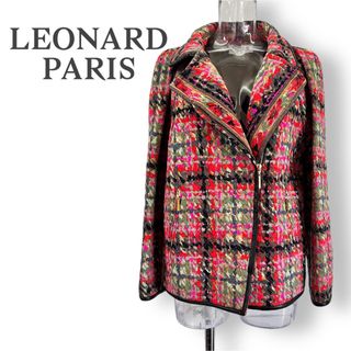 LEONARD - レオナール パリス＊軽やかキルティング ジャケット アウター ＊LEONARD