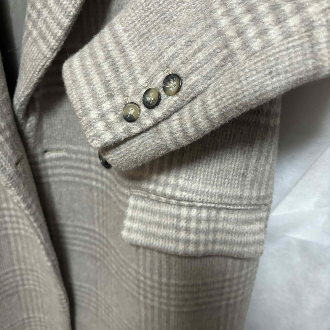 H&M(エイチアンドエム)のロングコート,グレージュ,H&M レディース36 レディースのジャケット/アウター(ロングコート)の商品写真