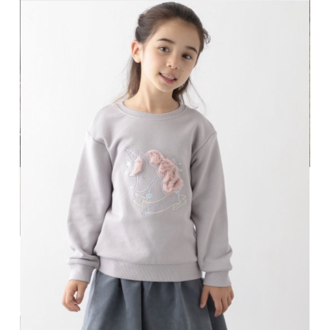 GLOBAL WORK(グローバルワーク)の新品　GLOBAL WORK スウェット　100 キッズ/ベビー/マタニティのキッズ服女の子用(90cm~)(Tシャツ/カットソー)の商品写真