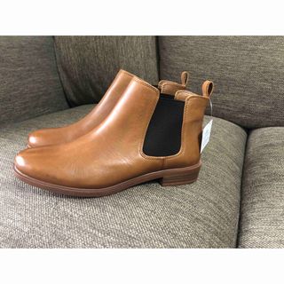 クラークス(Clarks)の新品未使用クラークス clarks サイドゴア レザー シ ブーツ23.5cm (ブーツ)