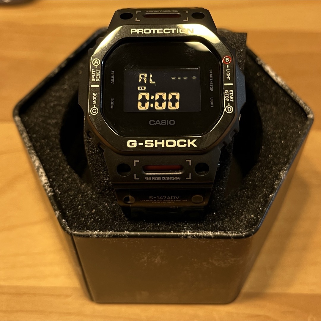 G-SHOCK(ジーショック)の【新品未使用】カシオ CASIO G-SHOCK ブラックカスタム フルメタル メンズの時計(腕時計(デジタル))の商品写真